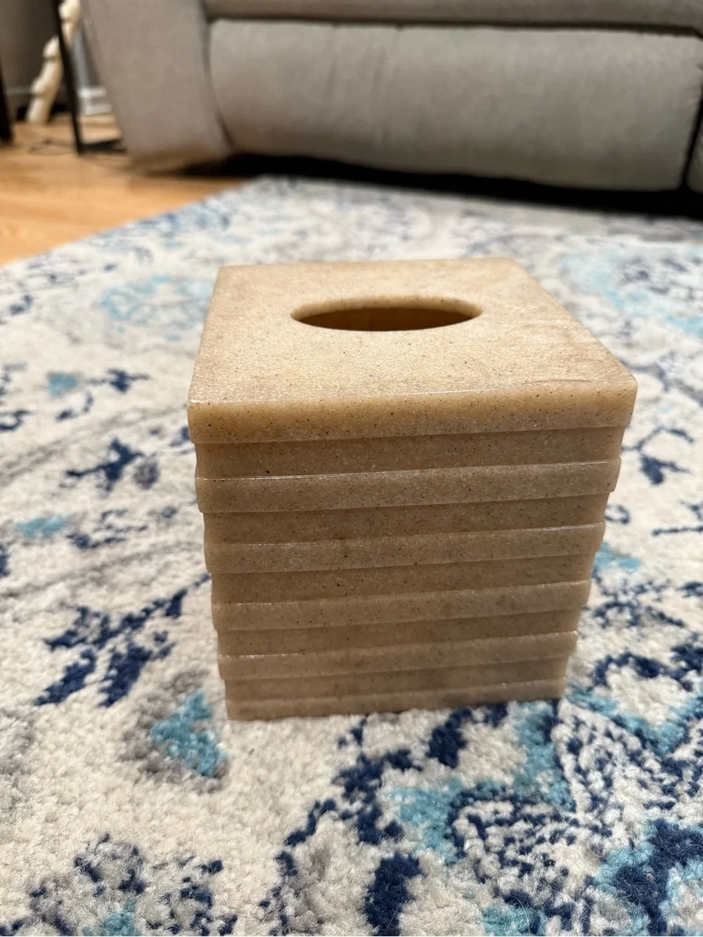 sandcastle tissue box